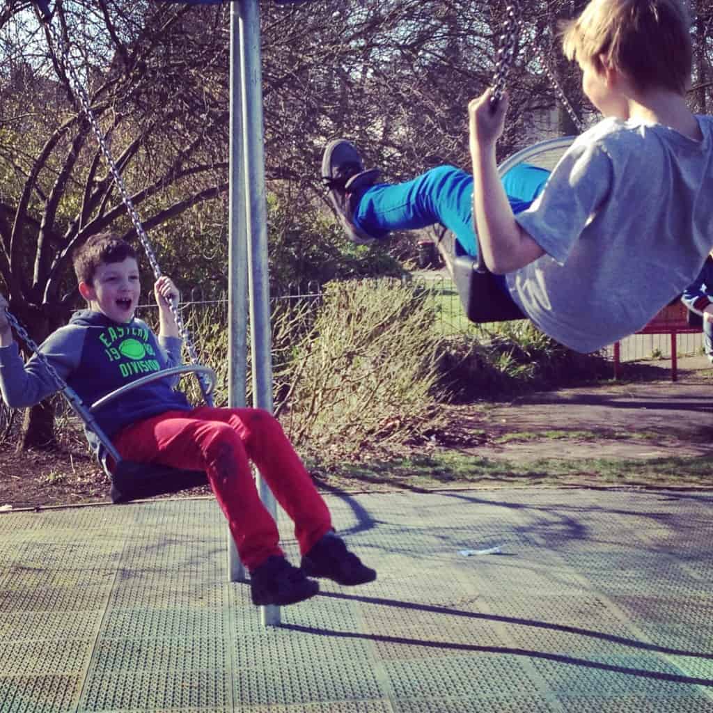 Swings Swings at Cheltenham Park