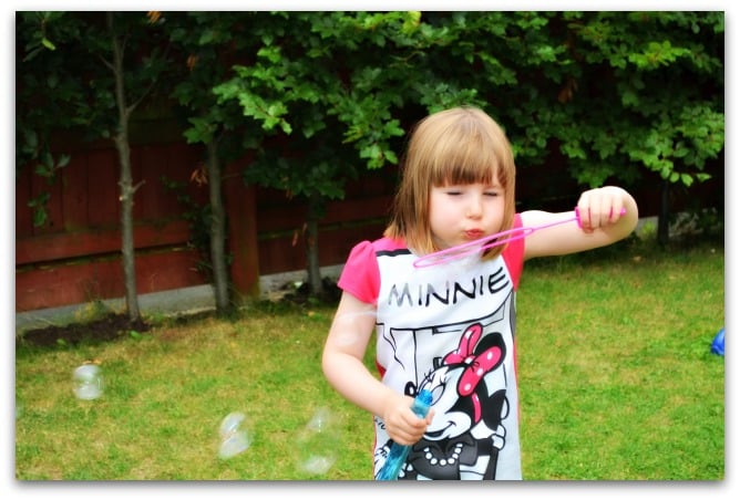 Bubbles blowing