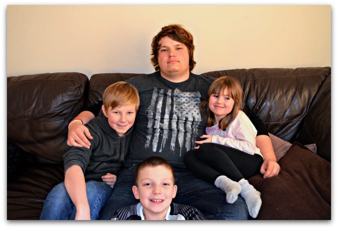 four children