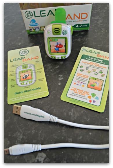 Contents of LeapBand Box