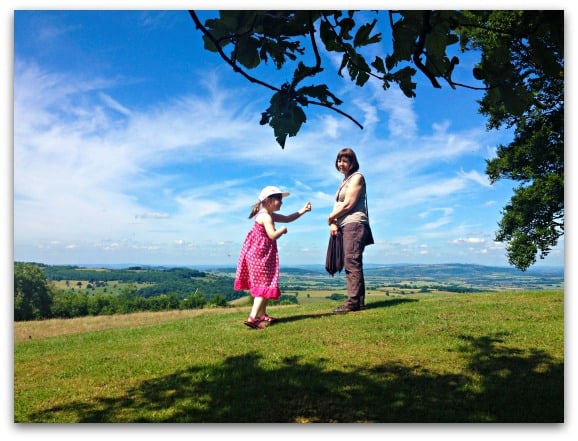 Heading off to Broadway Tower