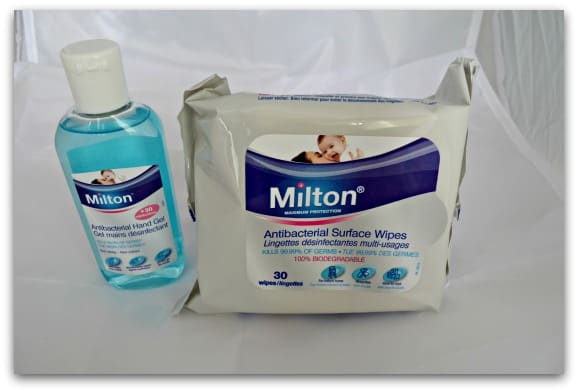 Milton Antibacterial Hand Gel and Surface Wipes