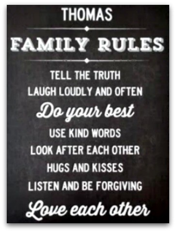 Our Family Rules