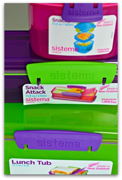 Sistema Lunch and Snack Containers