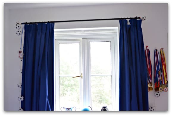The old curtains