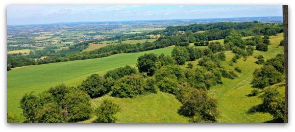 Views from the top of Broadway Tower