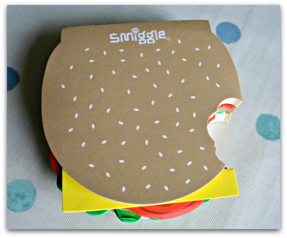 Hamburger Jotter from Smiggle