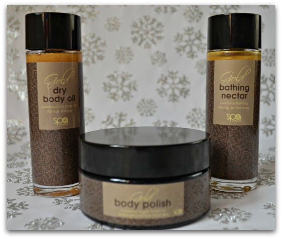 Xmas Gift Guide Spa London Gold Range