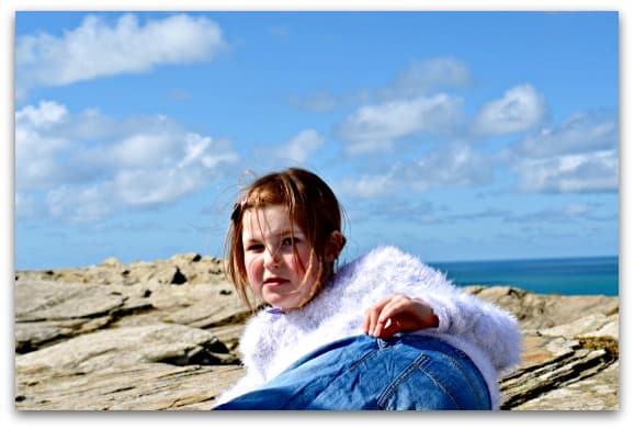 On the rocks at Tintagel Castle