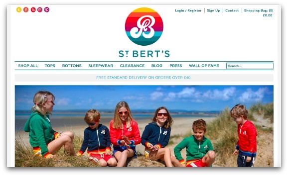 St Bert's Website