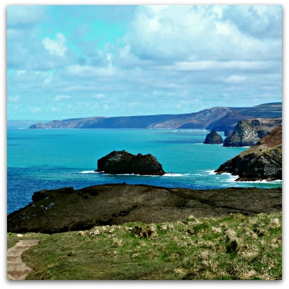 View from Tintagel Castle