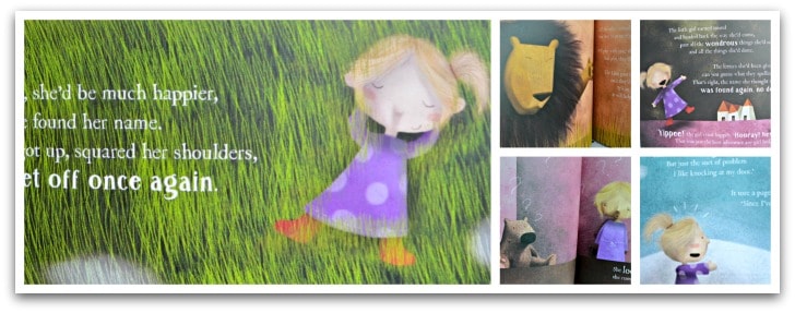Illustrations in The Little Girl Who Lost Her Name Book
