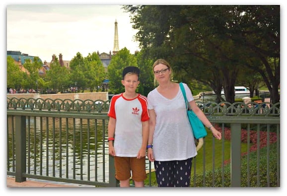 Mother and son time at Epcot