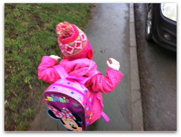 The first day of preschool