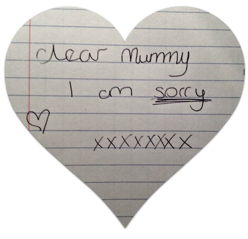 sorry notes