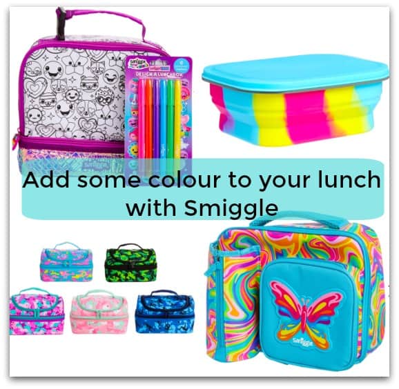 Add some colour to your lunch with Smiggle
