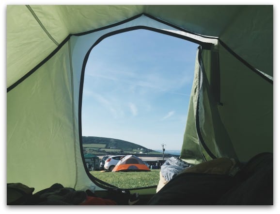 camp out