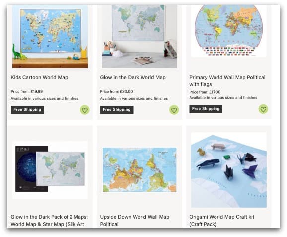 Kids Map Gifts from Maps International