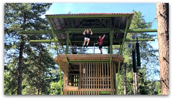 Fun on The Drop at Center Parcs