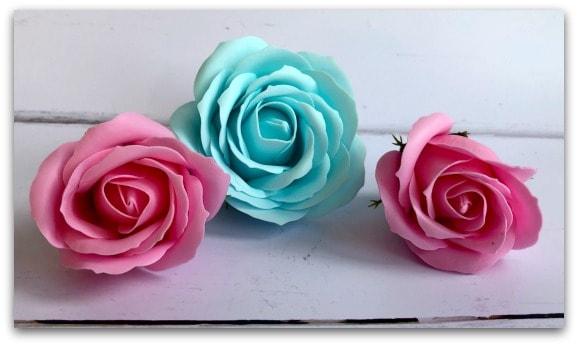 Beautiful Soap Bath Roses from the Gift me Box Period Box