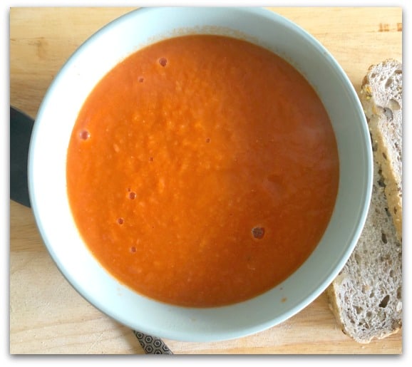 Tomato Soup Made from Simply Good For You by Amelia Freer