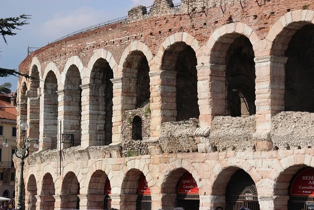 Outside of Verona Opera